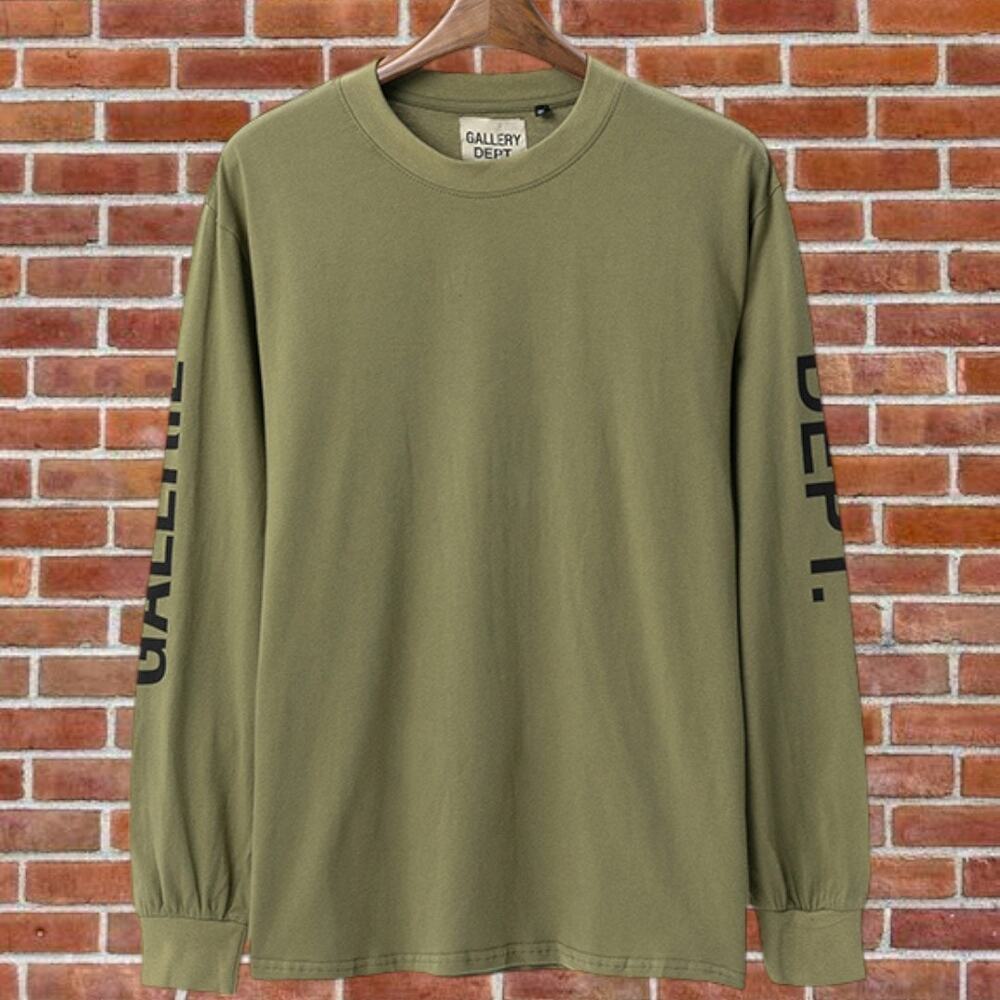 GALLERY DEPT. dark green round neck long sleeve